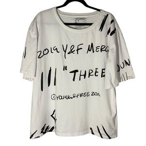 Young & Free “III” Tour 2019 Boxy Graphic Band or Concert Tee | Size XL